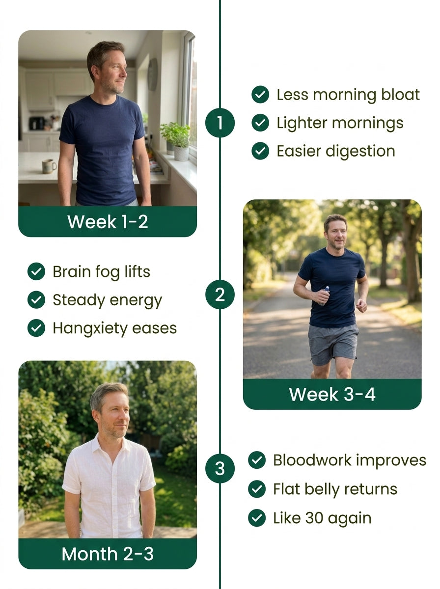 Happy Liver timeline composite