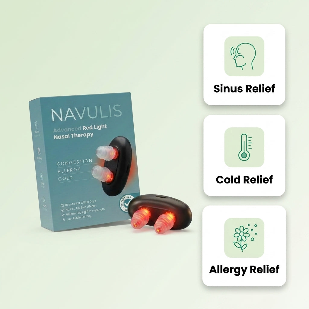 Red Light Nasal Relief slide 1